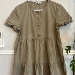 Women’s Madewell baby doll dress medium